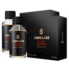 더클래스 갓클래스 크리스탈 쿼츠S 올인원 유리막 코팅제, 50ml, 2개
