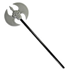 萬聖節服裝道具 雙面斧, 1個, 混合顏色