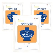 미원 맛소금, 1kg, 3개