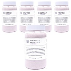 쌩스네이처 대용량 히말라야 바스솔트 라벤더향, 1.2kg, 5개