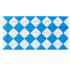 QYTOYS 奇藝 魔尺 72段, 藍白, 1入