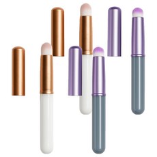 THE압구정언니 핑거팁 립스머지 립브러쉬, 4개, 화이트, 퍼플