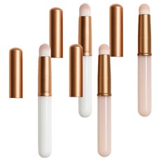 THE압구정언니 핑거팁 립스머지 립브러쉬, 4개, 화이트, 핑크