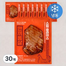 한끼통살 스팀 슬라이스 매콤닭갈비맛 (냉동), 100g, 1개입, 30개
