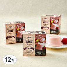 레어치즈푸딩 스트로베리, 70g, 12개, 1개입