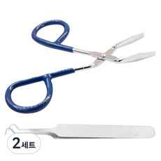 Rumors 剪刀型鑷子組 剪刀型鑷子 NDP132 + 黑白 NDP135, 混合色, 2套