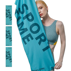 Hensen Sportstime 健身毛巾, 藍色, 3個