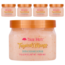 TREE HUT 樹上小屋 熱帶芒果乳油木糖身體磨砂膏 510g, 5件