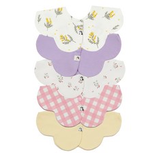 코니 롤링 턱받이 5종, A세트, 1세트