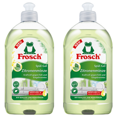 Frosch 德國小綠蛙 檸檬薄荷廚房洗潔精, 2個, 500ml