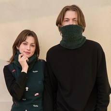 sunmaskin 頂級運動超細纖維防寒長版圍脖, 綠色, 2個