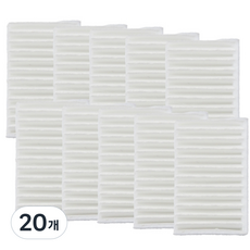 쓰리스타 방진마스크 리필용 필터, 20개, 화이트