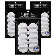 TONYMOLY 氣墊粉撲, 單色, 3組