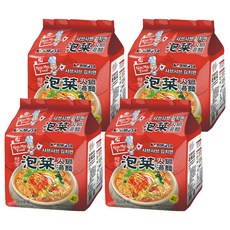 KORMOSA 韓寶 泡菜火鍋麵, Q彈麵條 入味超好吃 4入, 16包