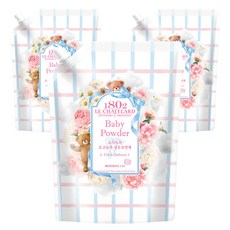 1802 LE CHATELARD 超濃縮纖維柔軟精 嬰兒爽身粉香 補充包, 1.5L, 3個