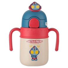 BEDDYBEAR 杯具熊 兒童火箭保溫學飲杯, UPARK 迪迦光線 多色, 400ml, 1個