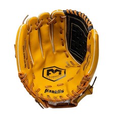 Franklin Field Master 右撇子用棒球手套 22604, 1個, 黃色