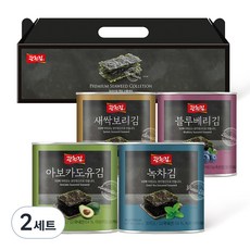 광천김 혼합캔김 새싹보리김 30g x 4종세트, 2세트