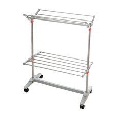 Eojin Living 迷你4層移動式折疊曬衣架, 不鏽鋼