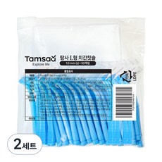 탐사 L형 치간칫솔 (휴대용 케이스 증정) s, 1mm, 50개입, 2세트