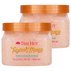 TREE HUT 樹上小屋 熱帶芒果乳油木糖身體磨砂膏 510g, 2件
