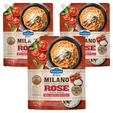 폰타나 밀라노 크림치즈 로제 파스타소스, 1.5kg, 3개