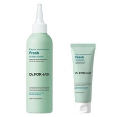 Dr.FORHAIR Phyto Fresh深層頭皮清潔液 200ml+洗髮精 70ml, 1組