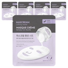 더페이스샵 닥터벨머 집중탄력 마스크림 텐션시트 집중탄력, 5개, 1개입