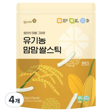 MOMSMI 米餅條, 糙米, 4個