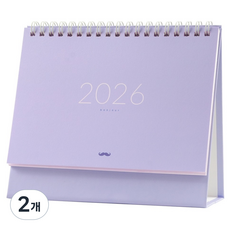 PINKFOOT 2026年 Bonjour 桌曆, 2個, 紫色