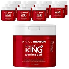 PAUL MEDISON Deep Red茶樹去角質護理大容量去角質棉片 170ml, 70件, 12個