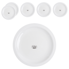 Syracuse CHINA New York 素色圓形盤S 16cm 6入組, 1套, 6個圓盤, 白色