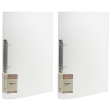 Lan CHYn 連勤牌文具 lcw2r 本色二孔圓型夾-小背寬 透白/ 個, 2入, 1入, A4(315 x 260 x 25mm)