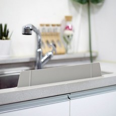 韓國製 incok 韓國製 矽膠水槽擋水板, 灰色, 1個