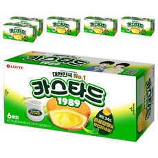 롯데웰푸드 카스타드 오리지널, 138g, 6개