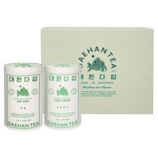 대한다업 처음딴차 50g + 작설 50g 세트, 100g, 1세트