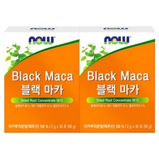 나우푸드 블랙마카, 60g, 2개