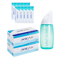 노즈퓨리 코세척기 + 세정용 분말 10p + 60p x 2개, 1세트