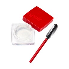 espoir 艾絲珀 野生眉定型膏+雙刷頭眉刷 01 Clear, 3g, 1組