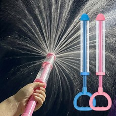 리드홈 슈팅로켓 초강력 회오리 분수 물총 물놀이 장난감 세트, 블루, 핑크, 2개