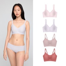 24hrs. 無感失憶內衣4件組 夏日款