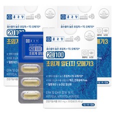 Chong Kun Dang 鍾根堂 Pharm 超臨界rTG Omega-3魚油軟膠囊, 30顆, 883mg, 3盒