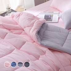BED&DECO 素色細纖維絎縫棉被, Pink