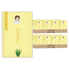 玩美日記 蘆薈極緻水感舒緩面膜, 12片, 2組