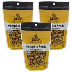 EDEN ORGANIC 烤南瓜籽, 113g, 3包