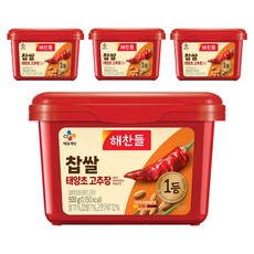 CJ Haechandle 好餐得 糯米太陽椒辣椒醬, 500g, 4個