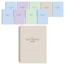 PENPIA 3000 核心整理 線圈康乃爾筆記本, 10個, 隨機出貨