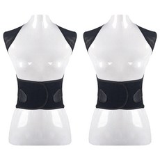 昇瑋 防駝背背心 黑色, 2件