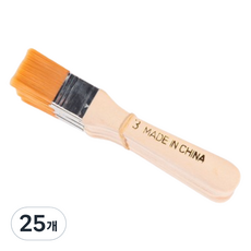 Cozy & 油性油漆刷 底漆刷 黃色, 3號, 25個