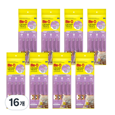MeO 크리미 고양이 간식 4p, 혼합맛(참치/가리비), 60g, 16개